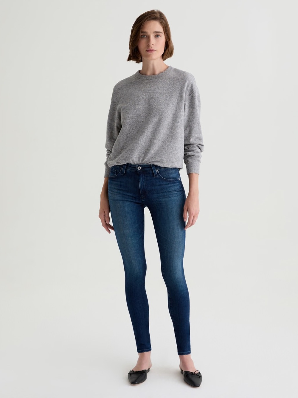 AG Adriano Goldschmied the Farrah skinny high rise skinny